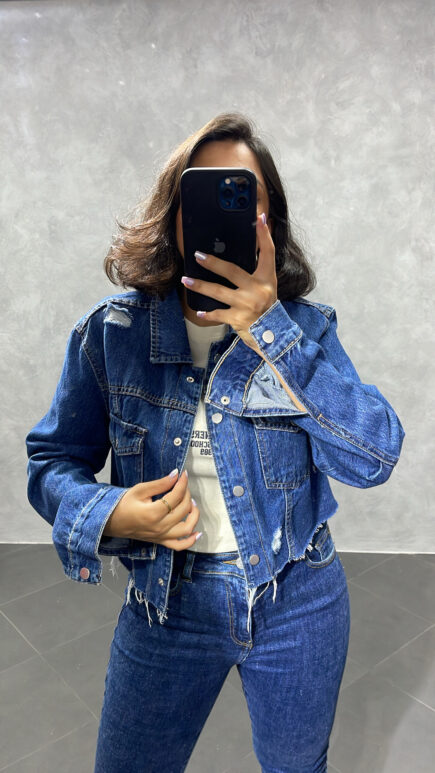 Jacket en Jeans Courte