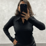 Pull en Maille Noir