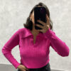 Pull en Maille Rose