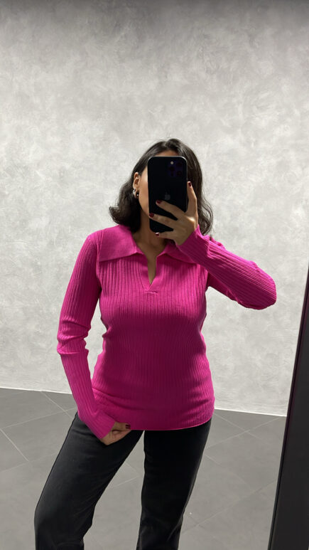 Pull en Maille Rose