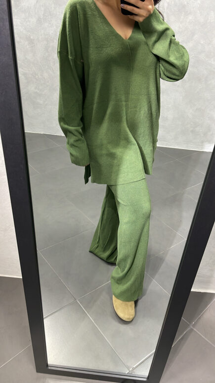 Ensemble Vert Col en V