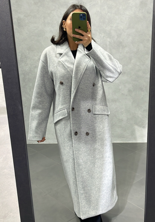 Manteau Gris avec doublure