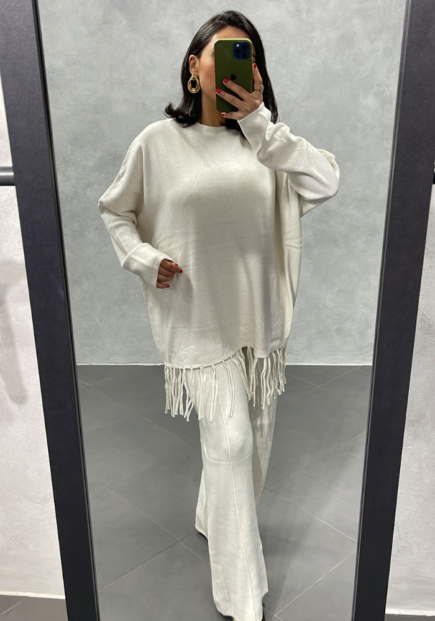 Ensemble Oversize Blanc cassé