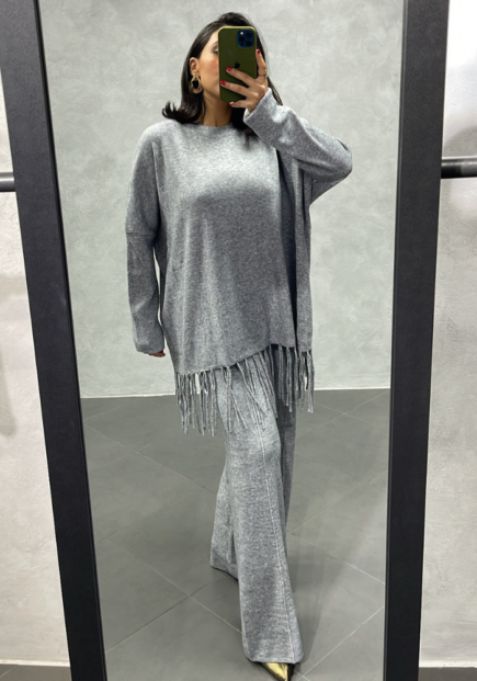 Ensemble Oversize Gris