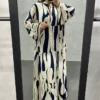 Robe à motifs Bleus