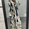 Robe à motifs Bleus