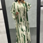 Robe à motifs Verts