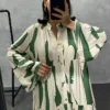 Robe à motifs Verts